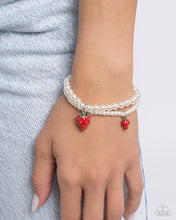 Load image into Gallery viewer, Paparazzi Accessories: Strawberry Season - Red Bracelet