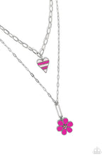 Load image into Gallery viewer, Paparazzi Accessories: Childhood Charms - Pink Heart Necklace