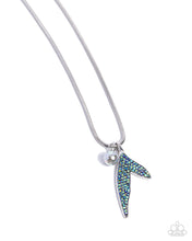 Load image into Gallery viewer, Paparazzi Accessories: Maiden Mermaid - Silver Iridescent Necklace