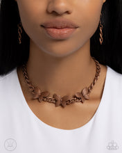 Load image into Gallery viewer, Paparazzi Accessories: Aerial Ambition - Copper Choker Necklace