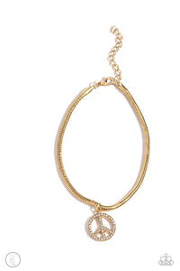 Paparazzi Accessories: Pampered Peacemaker - Gold Anklet