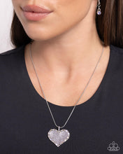 Load image into Gallery viewer, Paparazzi Accessories: Affectionate Advance - Purple Heart Necklace