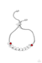 Load image into Gallery viewer, Paparazzi Accessories: I Cant Believe It! - White Inspirational Bracelet