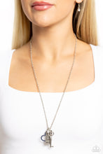 Load image into Gallery viewer, Paparazzi Accessories: Indulgent Belief - Blue Inspirational Necklace