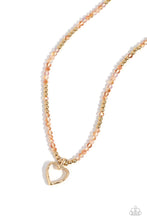 Load image into Gallery viewer, Paparazzi Accessories: Flashy Fairy Tale - Orange Heart Necklace