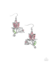 Load image into Gallery viewer, Paparazzi Accessories: Tulip Tradition - Pink Earrings