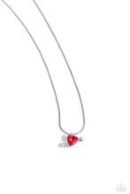 Load image into Gallery viewer, Paparazzi Accessories: Courting Cupid - Red Heart Necklace