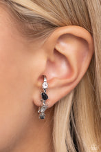 Load image into Gallery viewer, Paparazzi Accessories: Trendy Twists - Black Illusion Post Earrings
