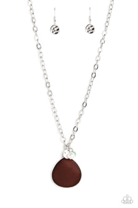 Paparazzi Accessories: I Put A SHELL On You - Brown Necklace