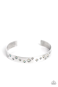 Paparazzi Accessories: Starburst Shimmer - White Iridescent Bracelet