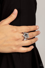 Load image into Gallery viewer, Paparazzi Accessories: One Nation Under Sparkle - Silver Patriotic Ring