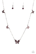 Load image into Gallery viewer, Paparazzi Accessories: FAIRY Special - Purple Butterfly Necklace