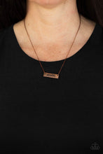Load image into Gallery viewer, Paparazzi Accessories: Blessed Mama - Copper Mothers Day Necklace