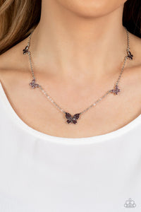 Paparazzi Accessories: FAIRY Special - Purple Butterfly Necklace