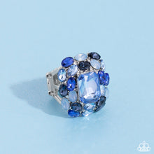 Load image into Gallery viewer, Paparazzi Accessories: Perfectly Park Avenue - Blue Ring - Life of the Party