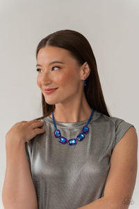 Paparazzi Accessories: Emerald City Couture - Blue UV Shimmer Necklace