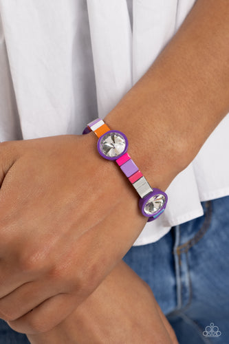 Paparazzi Accessories: Multicolored Madness - Purple Bracelet