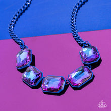 Load image into Gallery viewer, Paparazzi Accessories: Emerald City Couture - Blue UV Shimmer Necklace