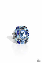 Load image into Gallery viewer, Paparazzi Accessories: Perfectly Park Avenue - Blue Ring - Life of the Party