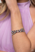 Load image into Gallery viewer, Paparazzi Accessories: Timeless Trifecta - Multi Iridescent Bracelet - Life of the Party
