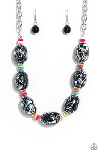 Paparazzi Accessories: No Laughing SPLATTER - Multi Necklace