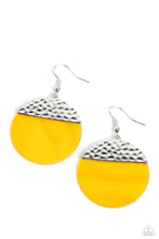 Load image into Gallery viewer, Paparazzi Accessories: SHELL Out - Yellow Earrings