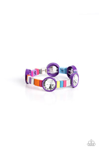 Paparazzi Accessories: Multicolored Madness - Purple Bracelet