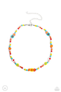 Paparazzi Accessories: Flower Child Flair - Multi Seed Bead Choker