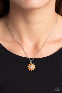 Paparazzi Accessories: Daisy Diva - Orange Necklace