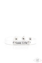 Load image into Gallery viewer, Paparazzi Accessories: Love Life - White Leather Bracelet - Life of the Party