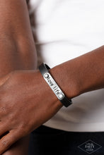 Load image into Gallery viewer, Paparazzi Accessories: Love Life - Black Leather Bracelet - Life of the Party
