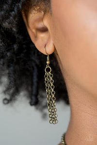 Paparazzi Accessories: Nautically Naples - Brass Necklace - Jewels N Thingz Boutique