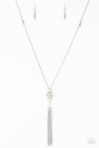 Paparazzi: Century Shine - Green Long Necklace - Jewels N’ Thingz Boutique
