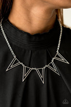 Load image into Gallery viewer, Paparazzi Accessories: Bite The Big One - Silver Necklace - Jewels N Thingz Boutique