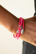 Load image into Gallery viewer, Paparazzi Accessories: Really Romantic - Pink &quot;Love&quot; Bracelet - Jewels N Thingz Boutique