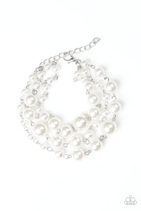 Paparazzi: Until The End Of TIMELESS - White Pearl Bracelet - Jewels N’ Thingz Boutique