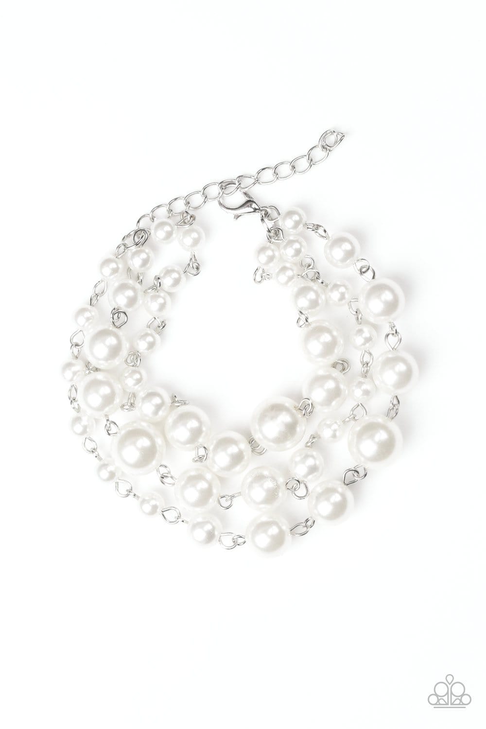Paparazzi: Until The End Of TIMELESS - White Pearl Bracelet - Jewels N’ Thingz Boutique