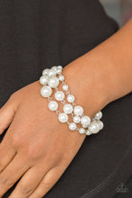 Load image into Gallery viewer, Paparazzi: Until The End Of TIMELESS - White Pearl Bracelet - Jewels N’ Thingz Boutique