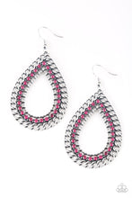 Load image into Gallery viewer, Paparazzi: Mechanical Marvel - Pink Rhinestone Earrings - Jewels N’ Thingz Boutique