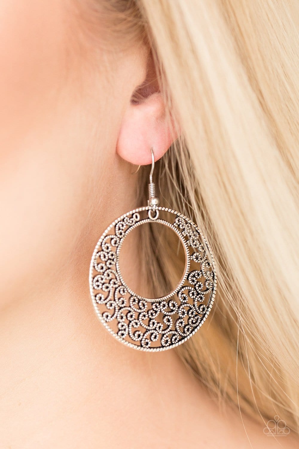 Paparazzi: Wistfully Winchester - Silver Earrings - Jewels N’ Thingz Boutique