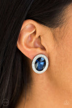 Load image into Gallery viewer, Paparazzi: Only FAME In Town - Blue Clip-On Earrings - Jewels N’ Thingz Boutique