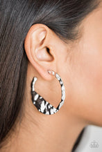Load image into Gallery viewer, Paparazzi: The BEAST Of Me - Silver Hoop Earrings - Jewels N’ Thingz Boutique