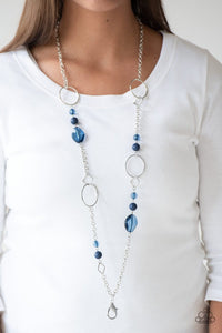 Paparazzi Accessories: Very Visionary - Blue Lanyard - Jewels N Thingz Boutique