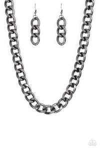 Paparazzi: Heavyweight Champion - Black Necklace - Jewels N’ Thingz Boutique