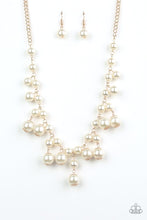 Load image into Gallery viewer, Paparazzi Accessories: Soon To Be Mrs. - Gold Pearl Necklace - Jewels N Thingz Boutique