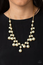 Load image into Gallery viewer, Paparazzi Accessories: Soon To Be Mrs. - Gold Pearl Necklace - Jewels N Thingz Boutique