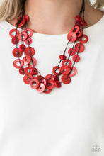 Load image into Gallery viewer, Paparazzi: Wonderfully Walla Walla - Red Wooden Necklace - Jewels N’ Thingz Boutique