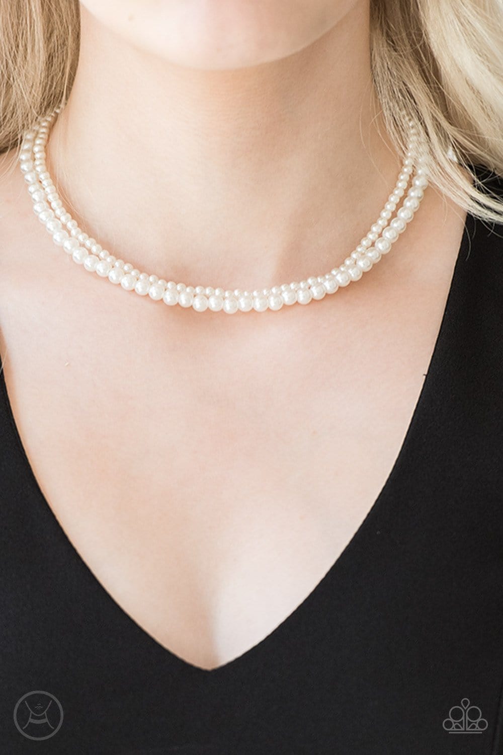 Ladies Choice - White Choker - Jewels N’ Thingz Boutique