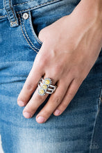 Load image into Gallery viewer, Paparazzi: Rio Trio - Yellow Ring - Jewels N’ Thingz Boutique