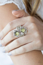 Load image into Gallery viewer, Paparazzi Accessories: Magnolia Mansions - Yellow Petals Ring - Jewels N Thingz Boutique